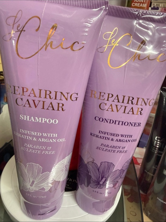 chic Other - Le chic Repairing Caviar Purple Shampoo & Conditioner Duo